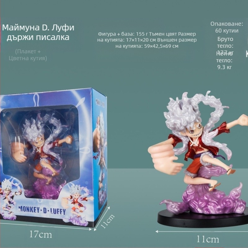One Piece Ника Луфи: Слънчев Бог, Пробуждане на каучуков плод — Фигура, Egghead Island Arc, PVC; Опаковка: кутия; За възраст 15+