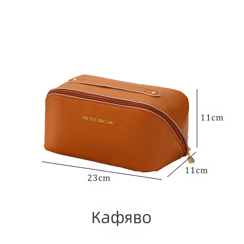 Чанта за съхранение за пътуване, PU, модел HZ-028, стил ръчна чанта, многофункционална (за пътуване и съхранение козметика)