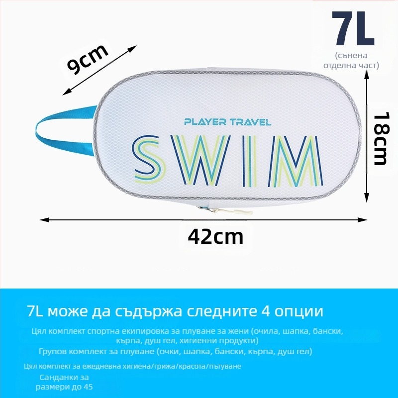 Чанта за тоалетни принадлежности — творческа PVC многофункционална чанта (PVC материал, творчески стил, многофункционална, външна употреба, пътуване и баня)