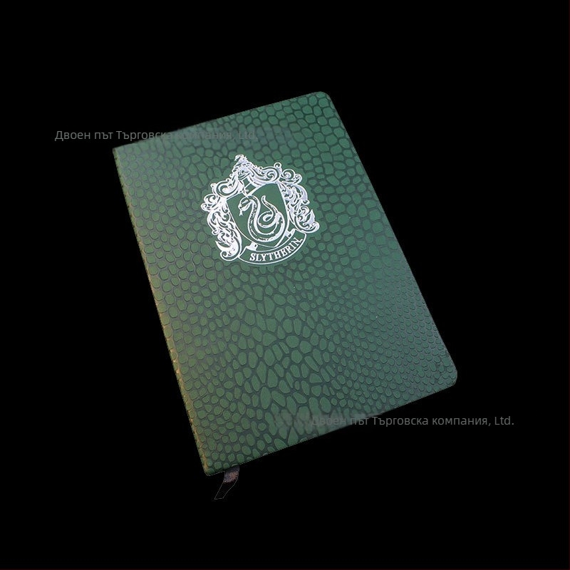 Бележник Diagon Alley с обложка от изкуствена кожа, подвързване с лепило, офсетова хартия, 100 страници
