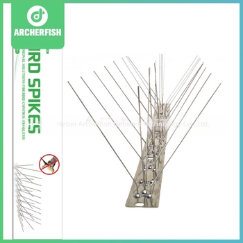 Archerfish неръждаеми стоманени шипове против птици и котки, модел arcbs02, репелент за птици, устойчиви на корозия