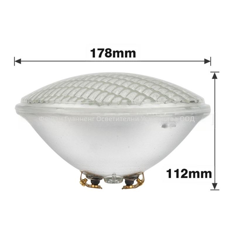 LED подводна светлина за басейн, 12V, 18W, IP68, 120°, 1800 lm