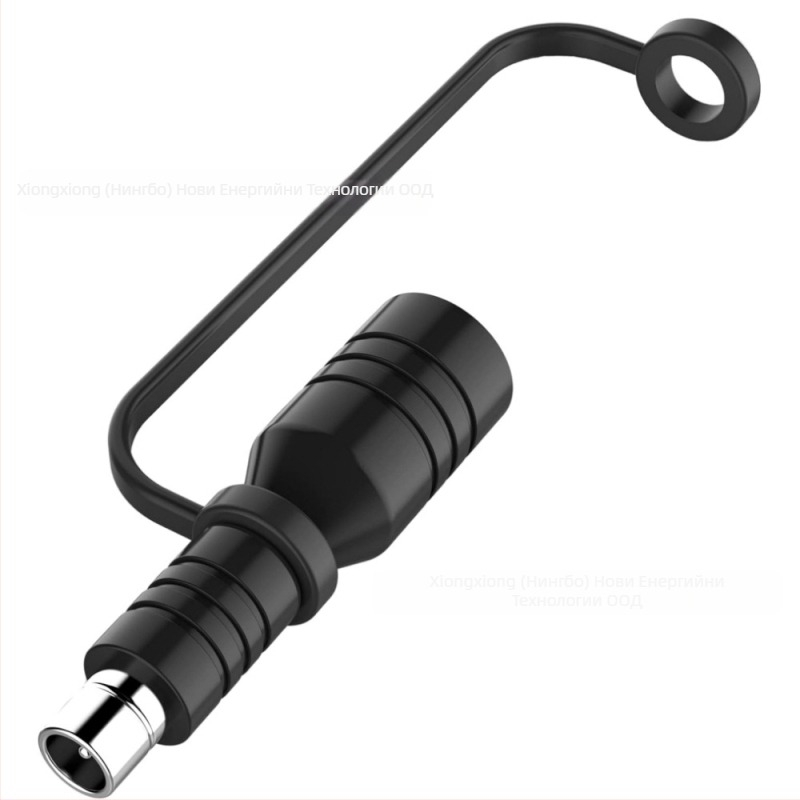 Bear DC-7909 женски към DC-8020 мъжки адаптер, 90° ъглов конектор, медни проводници, PVC изолация