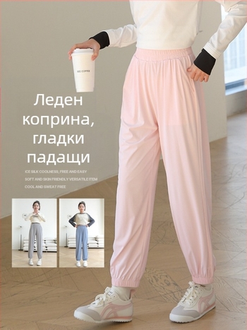 Панталони за момичета, casual, бързосъхнещи, слънцезащита, полиестер 91,2%