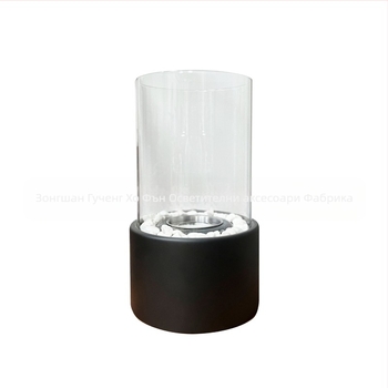 Настолна метална етанолова камина с лого стикер – Hou Feng HF-B008/HF-B009/HF-B010