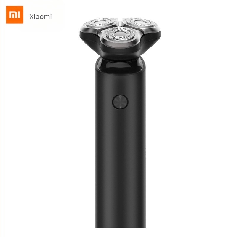 Електрическа самобръсначка S500 за Xiaomi MiJia, плаваща роторна глава с 3 ножа, мокро/сухо бръснене, презареждаща, 45–60 минути работа
