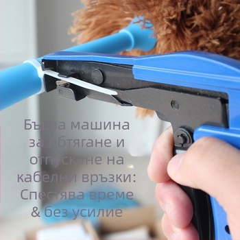 Нейлонов пистолет за връзване на кабели HS-600A – автоматично затягане и рязане, клещи за кабелни ленти, Huasheng, произход: Уензоу, Материал: Друг