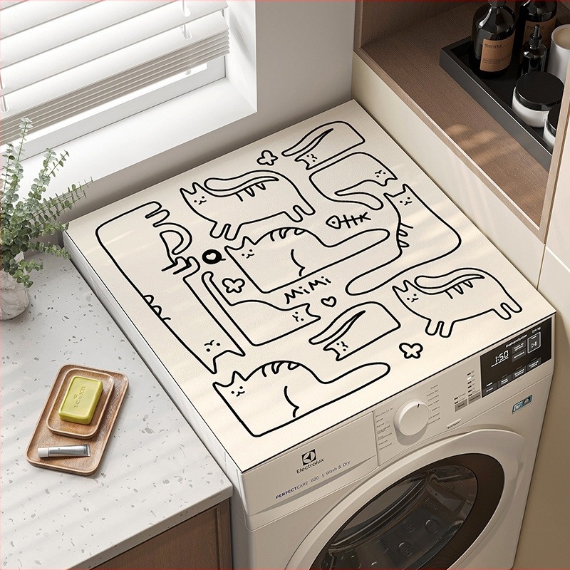 Калъф за барабан пералня — антиплъзгащ се, водопоглъщащ, защита от прах; материал: термоизолиращо алуминиево фолио; стил: прост и модерен; категория: покривка за прах/диван/климатик; без персонализация.