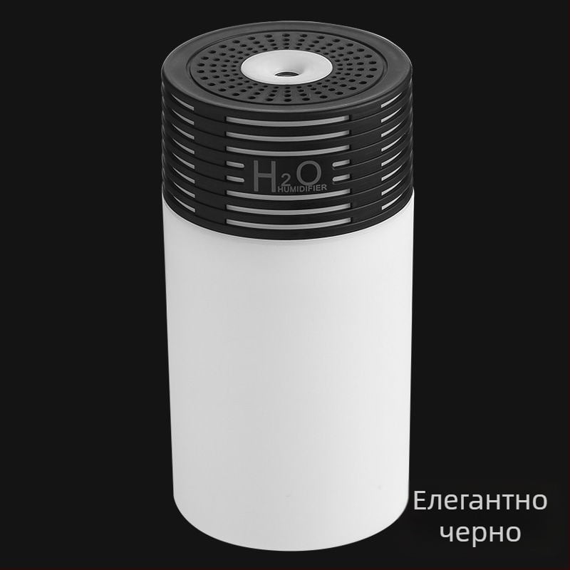 Автомобилен овлажнител с ароматизатор и пречиствател на въздуха, пластмасов корпус, USB 5V, 2–5W