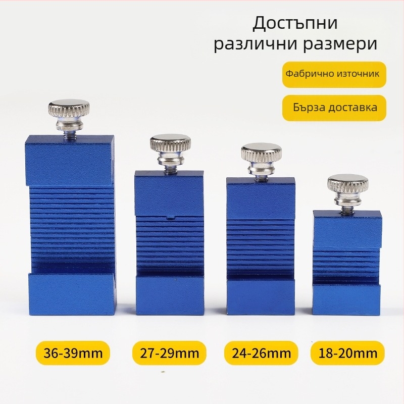 Позициониращ блок за линейка от неръждаема стомана за дървообработване — инструмент за подравняване на линия, ограничителен блок, плъзгач