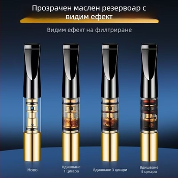 Xiangjia 169S – пластмасов държач за цигари с три режима на употреба (грубо, средно и фин) за пълнене и почистване, повторно използваем, марка Xiangjia, код на продукта 169S, кутия 100×200