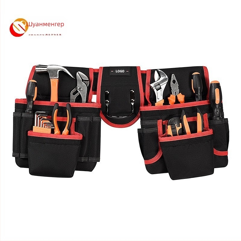 Голяма многофункционална чанта за инструменти с колан и презрамка; марка Double dreamer; стил: инструментален комплект; серия ZC-YB