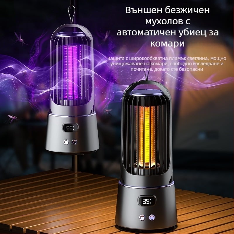 Убийца на комари E12 LED лампа, 5V, 8.5W