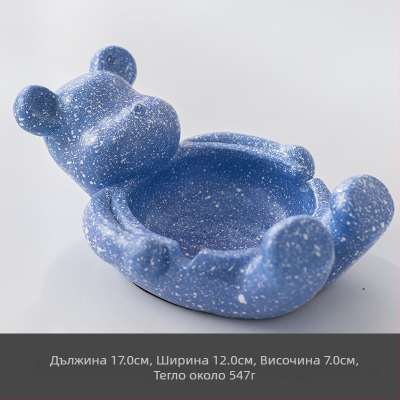 Керамичен пепелник със съхранение | креативен стил, карикатурен и мил дизайн; опаковка 100 бр.