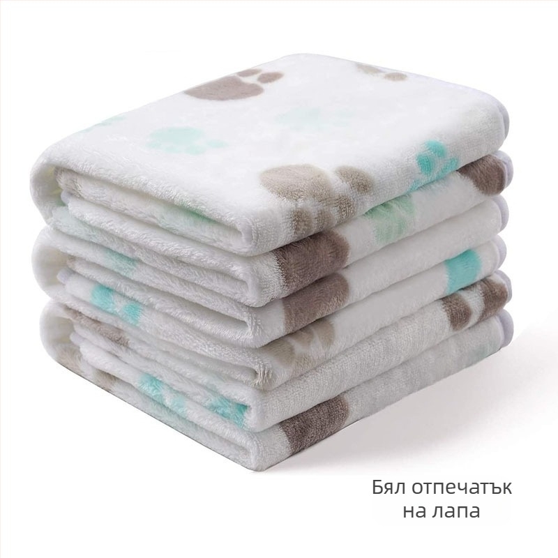 Покривало за домашни любимци и подложка за лапи – фланелено велурено покритие, за кучета и котки