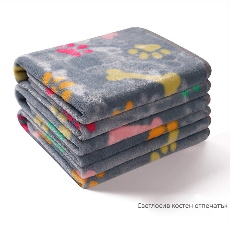 Покривало за домашни любимци и подложка за лапи – фланелено велурено покритие, за кучета и котки
