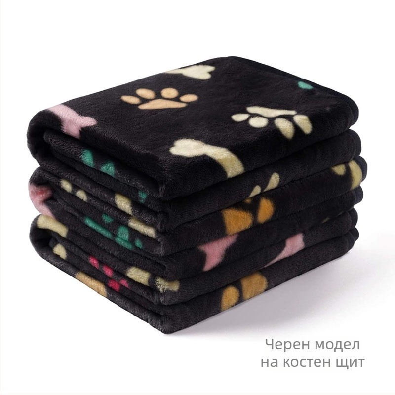 Покривало за домашни любимци и подложка за лапи – фланелено велурено покритие, за кучета и котки