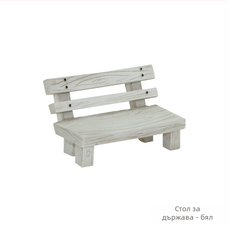 South Academy Chuanfang смола миниатюрна табуретка декоративен елемент за микро ландшафт и саксийни съдове • материал: смола • технология: процес на смола • стил: прост