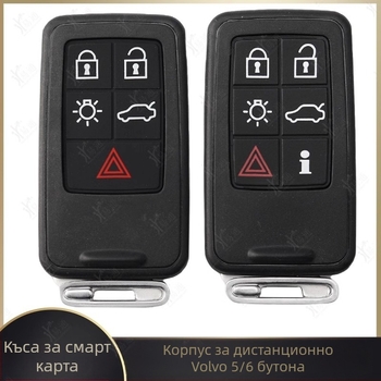 Volvo дистанционен ключ корпус – пластмасов, панта, за дистанционно управление, модел Volvo, стил Нов китайски