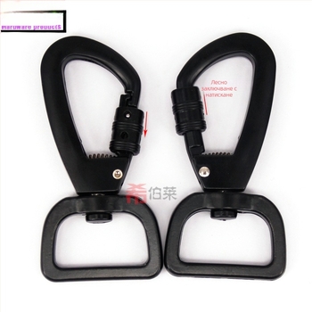 Hebrew Тип D, квадратен край, цинкова сплав, бързосваляща катарама със заключване за дрехи