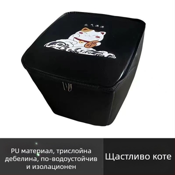 Предна кошница за електрически велосипед, полиестерно влакно, с вътрешна подплата, Jia Ning