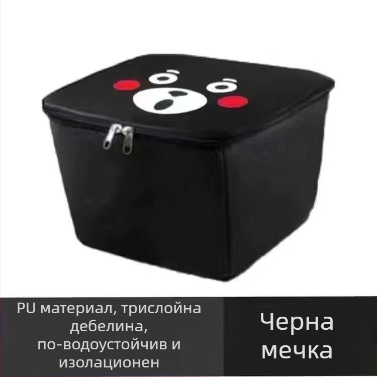 Предна кошница за електрически велосипед, полиестерно влакно, с вътрешна подплата, Jia Ning