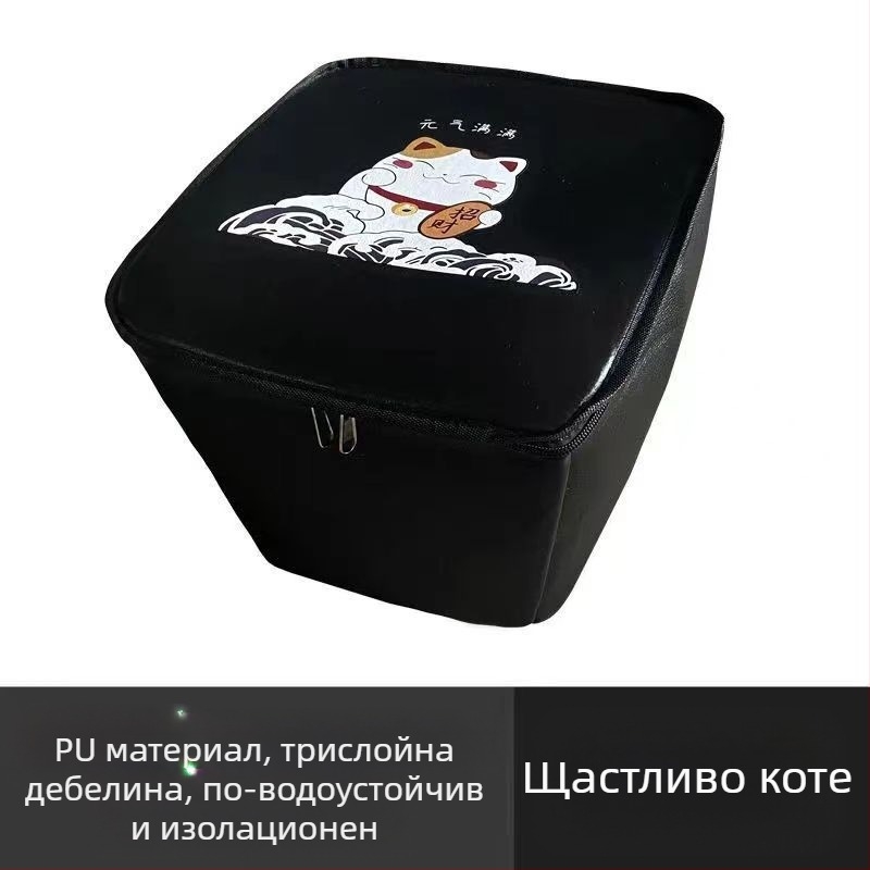 Предна кошница за електрически велосипед, полиестерно влакно, с вътрешна подплата, Jia Ning