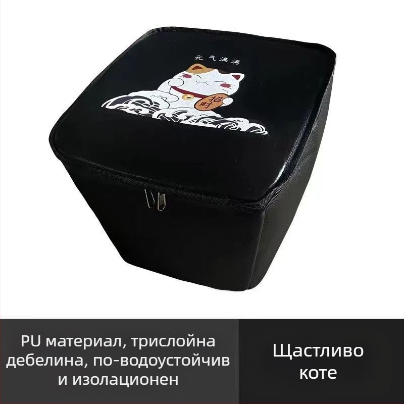 Предна кошница за електрически велосипед, полиестерно влакно, с вътрешна подплата, Jia Ning