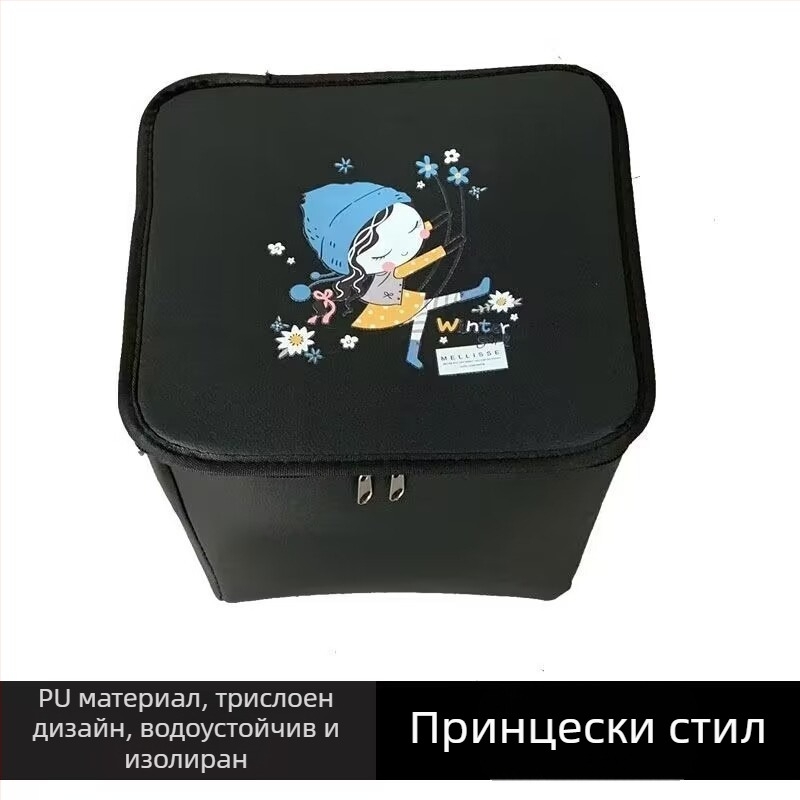 Предна кошница за електрически велосипед, полиестерно влакно, с вътрешна подплата, Jia Ning