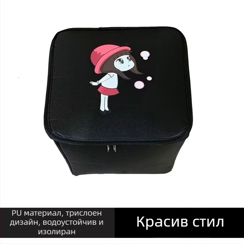 Предна кошница за електрически велосипед, полиестерно влакно, с вътрешна подплата, Jia Ning