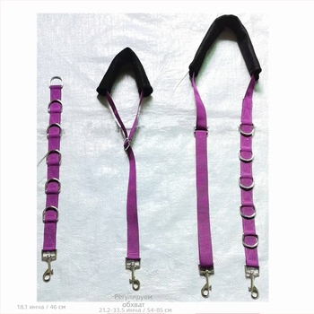 Регулируема нейлонова коремна лента за фиксация по време на подстригване на домашни любимци, с D-образна халка за кучета и котки