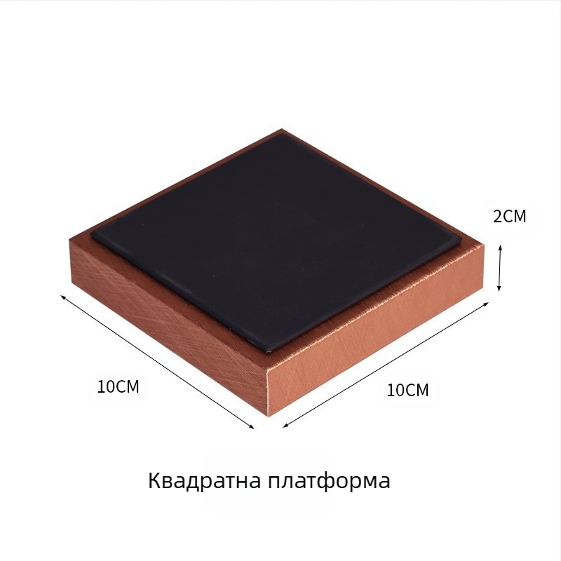 Стелаж за бижута (кожа; стил плитка; печатано лого; възможност за персонализация; Zhongmeida)