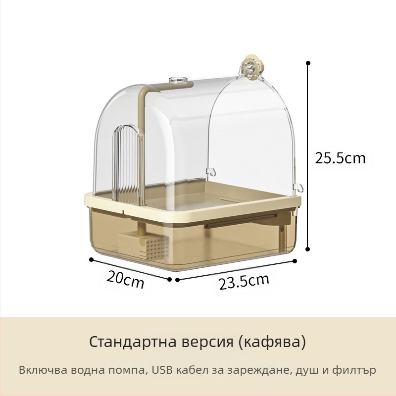 Пластмасова тава за къпане на птици Karling duo – за птици, произход Guangdong, материал пластмаса