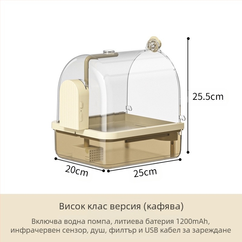 Пластмасова тава за къпане на птици Karling duo – за птици, произход Guangdong, материал пластмаса