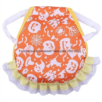 Кокоши седло‑престилка с защита за пера и гръб, двуслоен дизайн — код 24452, възраст: възрастен, телосложение: малък, тегло: 2–4, Категория: Домашни любимци