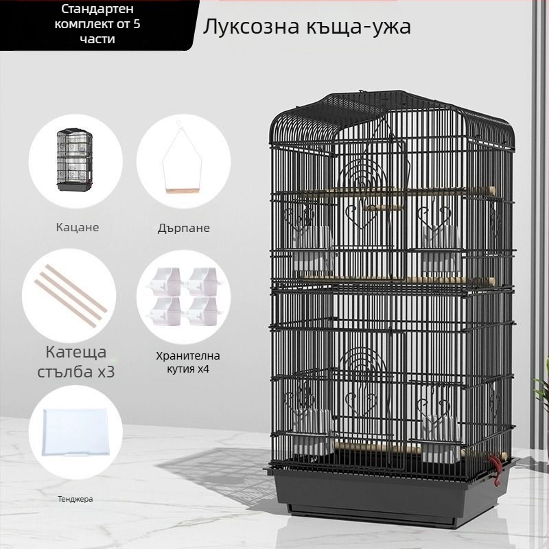 Метална клетка за малки животни – антипробивна система, луксозна шкаф-конструкция