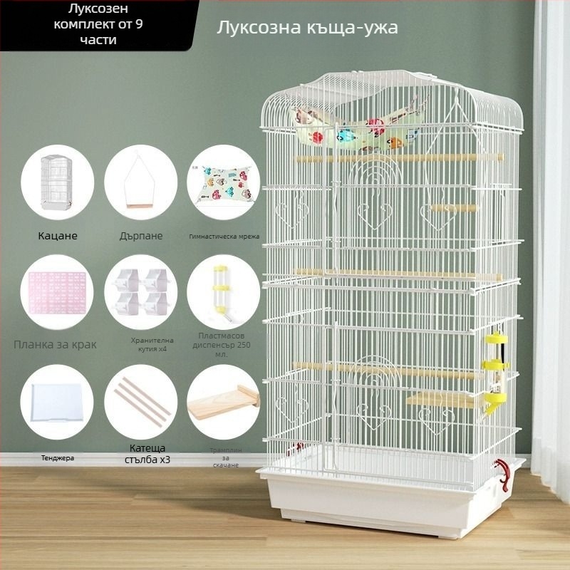 Метална клетка за малки животни – антипробивна система, луксозна шкаф-конструкция