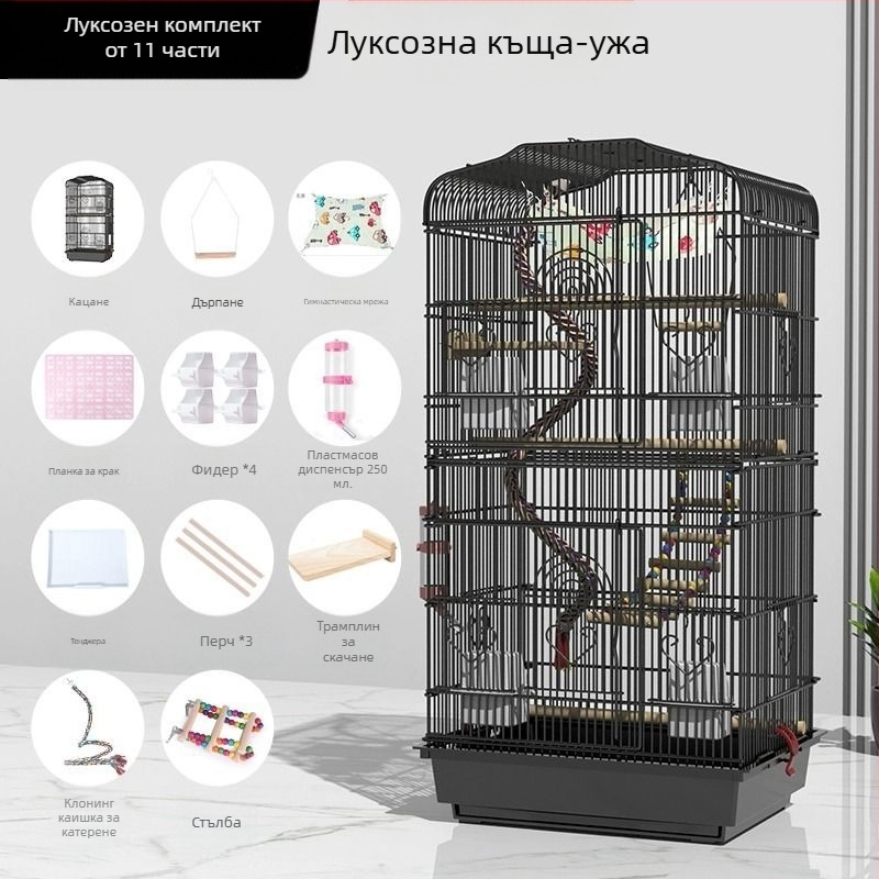 Метална клетка за малки животни – антипробивна система, луксозна шкаф-конструкция