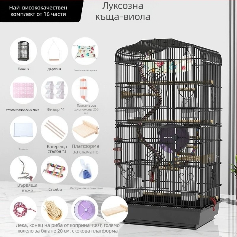Метална клетка за малки животни – антипробивна система, луксозна шкаф-конструкция