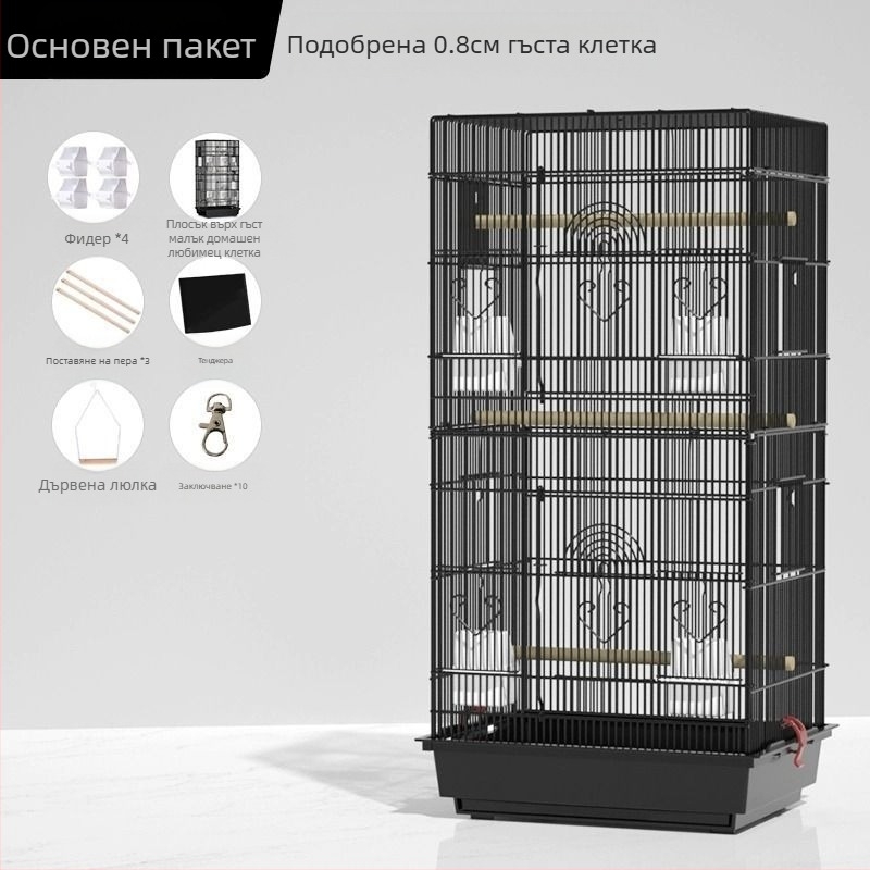 Метална клетка за малки животни – антипробивна система, луксозна шкаф-конструкция