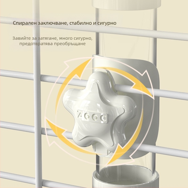 Птича автоматична поилка - пластмасова, марка Weibi, кутия 50 броя, подходяща за аквариум