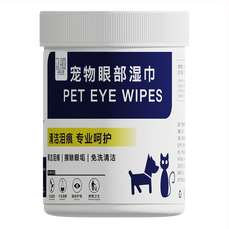 Duolai ammon Салфетки за домашни любимци за котки и кучета — грижа за очите и ушите, нетъкан плат, почистване, универсално използване