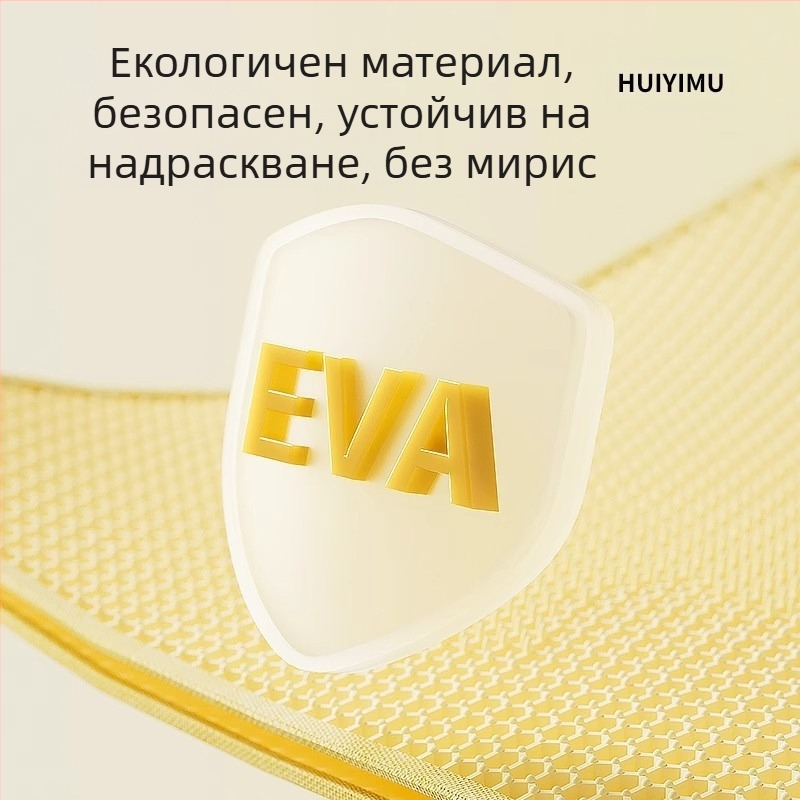 Котешка подложка за пясък – EVA материал, антиразпръсване, контрол на разсипването на пясък, за котки