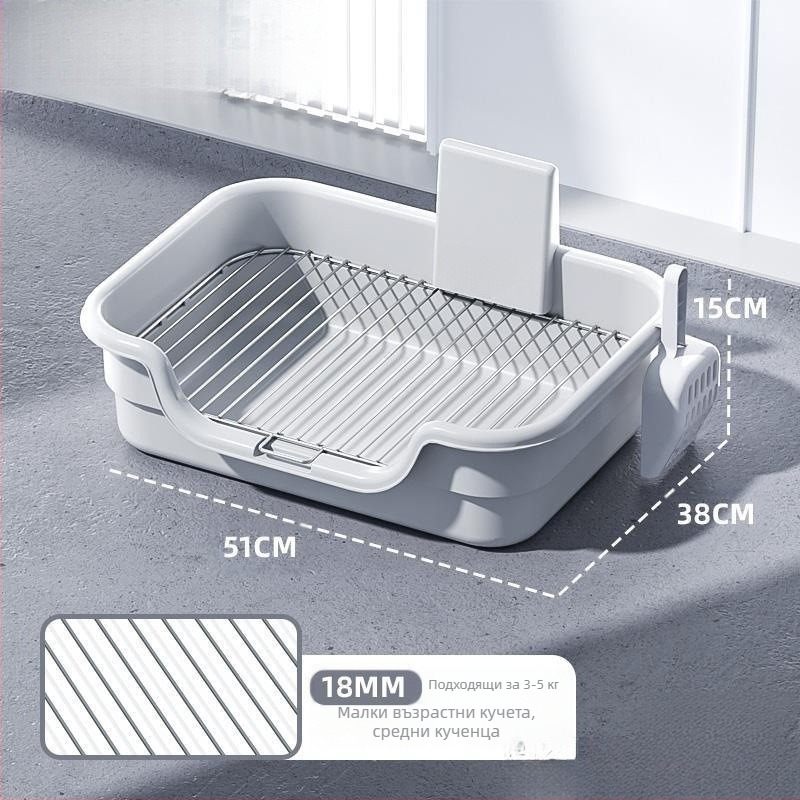 Кучешка тоалетна тава с пластмасова рамка – подходящ подарък