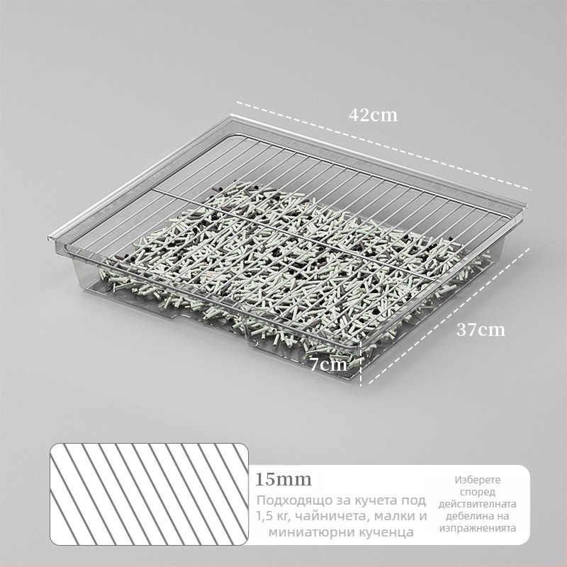Кучешка тоалетна тава с пластмасова рамка – подходящ подарък