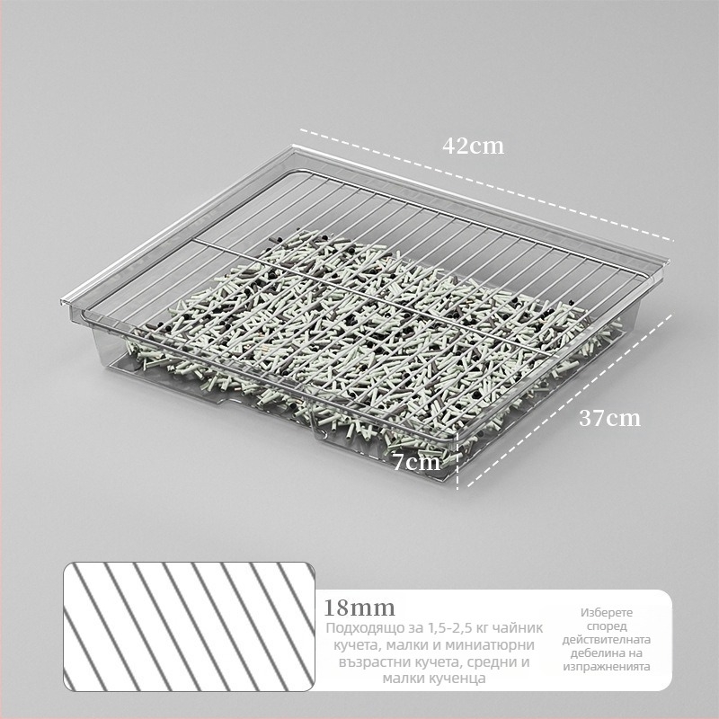 Кучешка тоалетна тава с пластмасова рамка – подходящ подарък