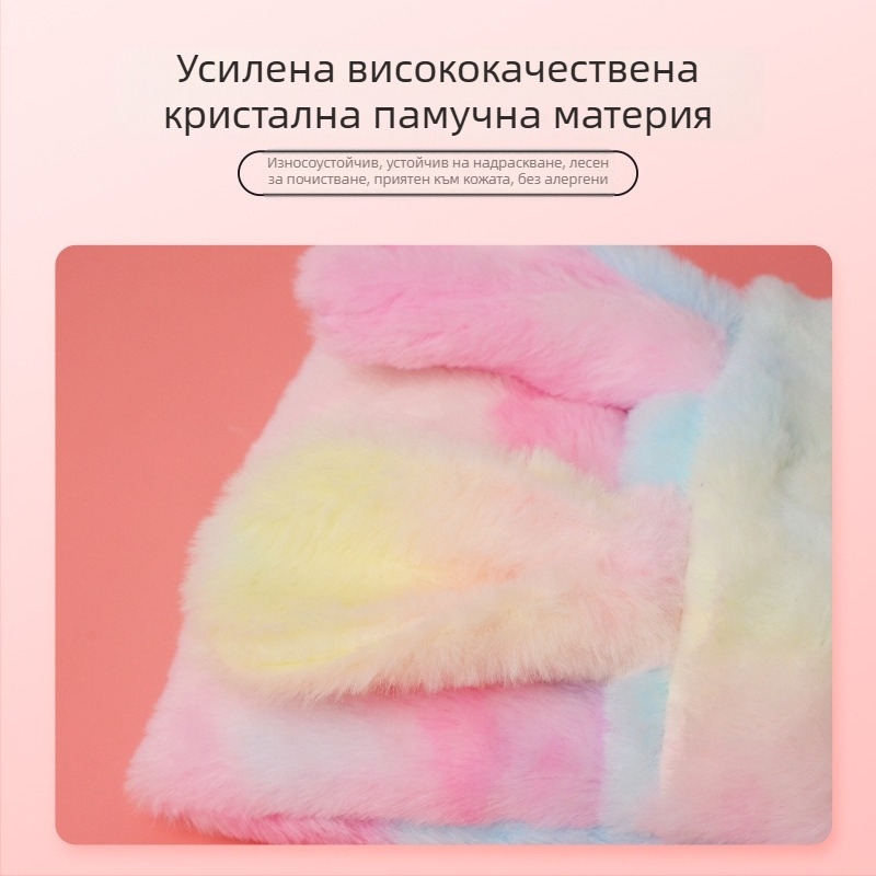 Зимно спално гнездо за малки животни: памучно гнездо с изкуствена козина, удебелено и топло