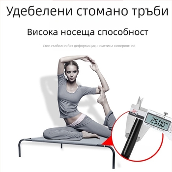 Сгъваемо метално легло за кучета, дишащо, преносимо, миещо се