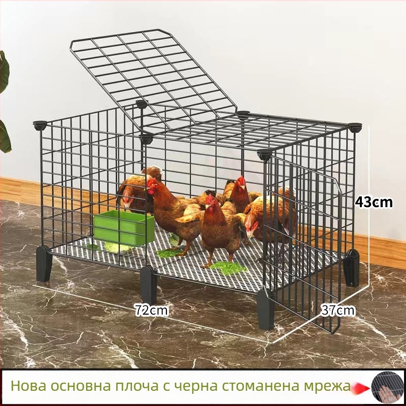 Куриена клетка за дома, външна голяма за селскостопанско отглеждане, дъждоустойчива с вътрешна хранилна кутия (Материал: Друг; Импорт: Не; Категория: Друг; Бранд: Друг; IP разрешено: Не)