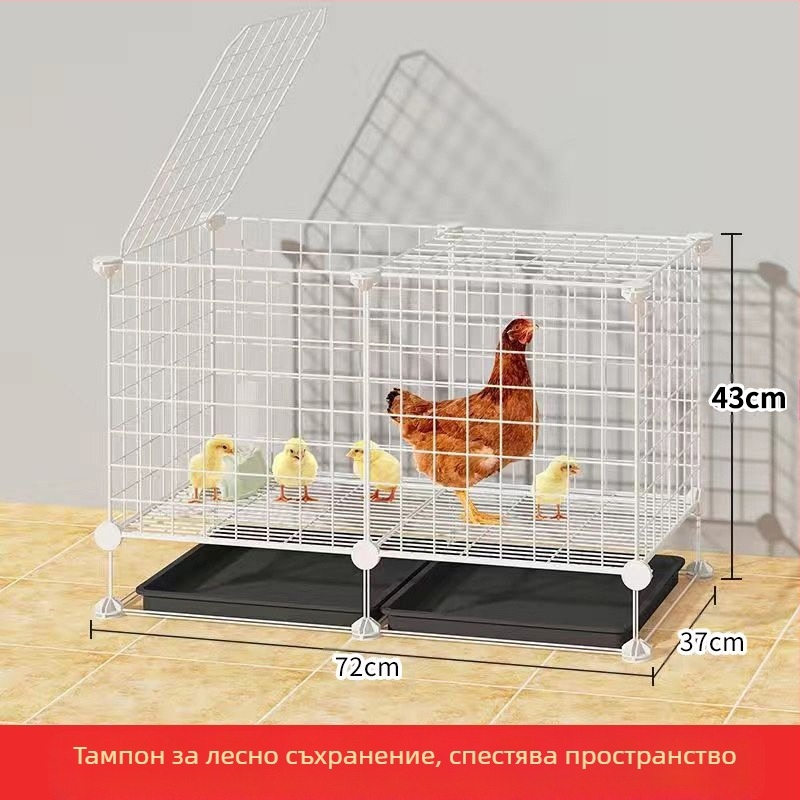 Куриена клетка за дома, външна голяма за селскостопанско отглеждане, дъждоустойчива с вътрешна хранилна кутия (Материал: Друг; Импорт: Не; Категория: Друг; Бранд: Друг; IP разрешено: Не)